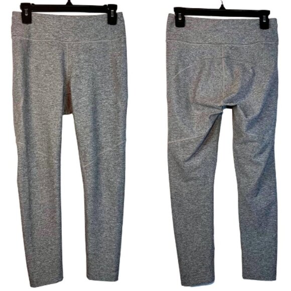 OUTDOOR VOICES Heathered Grey Leggings Size M - Picture 2 of 8